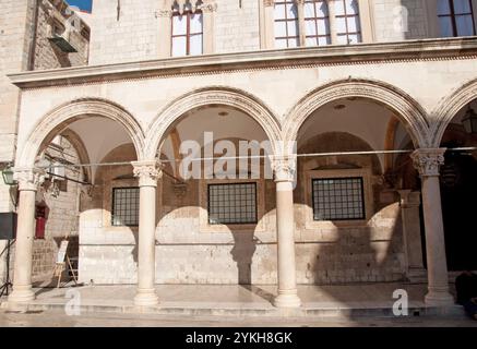 Palazzo del Rettore, Museo di storia culturale, città vecchia, Dubrovnik, Dalmazia, Croazia, Europa Foto Stock