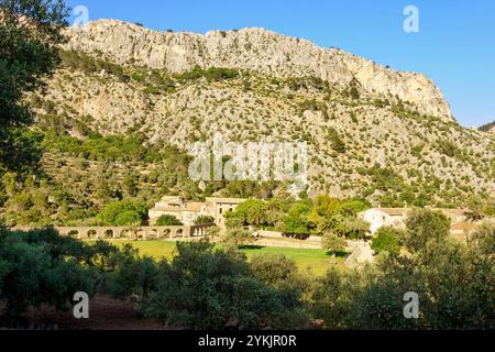 finca Pastoritx. Valldemossa. Sierra de Tramuntana, Maiorca, Isole Baleari. Spagna. Foto Stock