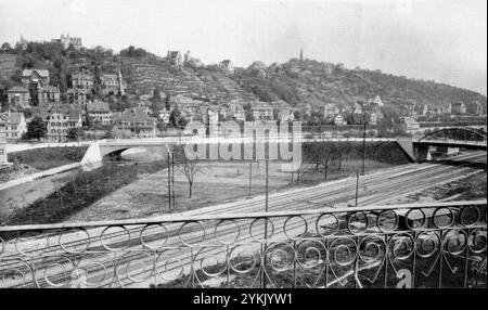 Blick auf die neu erbaute Friedrichstraße 1913 (EfT065E). Foto Stock