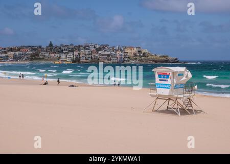 Rifugio bagnino a Bondi Beach a Sydney, nuovo Galles del Sud, Australia. Foto Stock