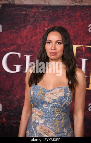 Los Angeles, California, USA 18 novembre 2024 l'attrice Jurnee Smollett partecipa alla Paramount Pictures Gladiator II Los Angeles Premiere al TCL Chinese Theatre il 18 novembre 2024 a Los Angeles, California, USA. Foto di Barry King/Alamy Live News Foto Stock