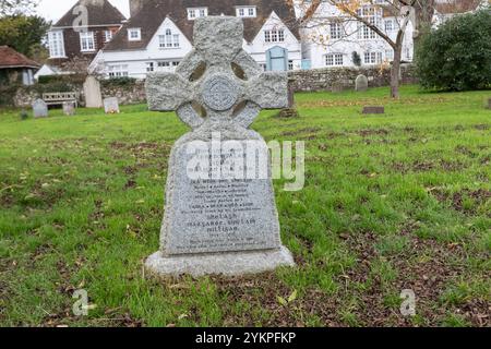 Spike Milligan, famoso comico britannico, attore e membro dei Goons, morì nel febbraio 2002 per insufficienza epatica. Foto Stock