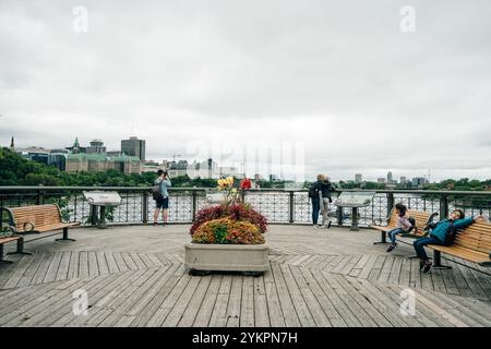 Ottawa, Ontario, Canada, 16 maggio 2024, zona centrale della capitale. Foto di alta qualità Foto Stock