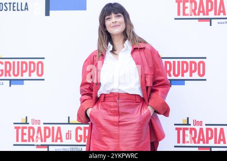 18 novembre 2024, Roma, Italia: L'attrice Valentina Lodovini partecipa alla photocall del film ''una Terapia di gruppo'' allo Space Cinema moderno di Roma (Credit Image: © Matteo Nardone/Pacific Press via ZUMA Press Wire) SOLO USO EDITORIALE! Non per USO commerciale! Foto Stock