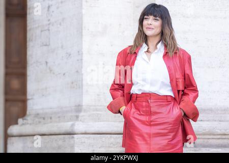 18 novembre 2024, Roma, Italia: L'attrice Valentina Lodovini partecipa alla photocall del film ''una Terapia di gruppo'' allo Space Cinema moderno di Roma (Credit Image: © Matteo Nardone/Pacific Press via ZUMA Press Wire) SOLO USO EDITORIALE! Non per USO commerciale! Foto Stock