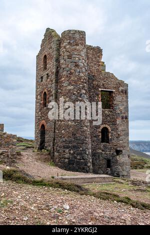 Wheal Coates, St. Agnes, North Cornwall. Foto Stock