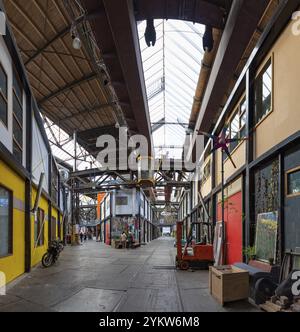 Un'immagine degli interni del centro artistico e culturale NDSM Foto Stock