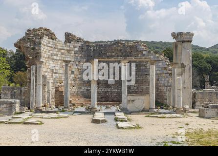 Una foto della chiesa di Santa Maria nell'antica città di Efeso Foto Stock