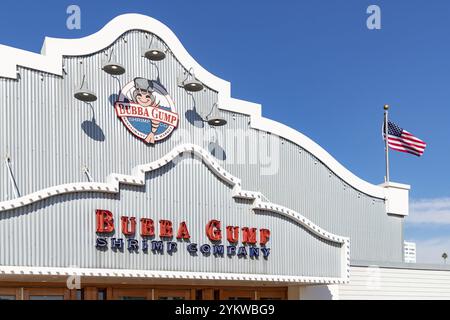 Una foto di un ristorante della Bubba Gump Shrimp Company Foto Stock