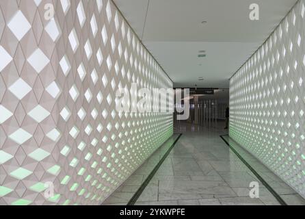 Un'immagine del design degli interni del Teatro dell'Opera di Oslo Foto Stock