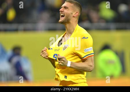 Daniel Barligea durante la partita della UEFA Nations League Romania vs Cipro , 18.11.2024 , Bucarest , Romania Foto Stock