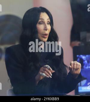 New York, New York, Stati Uniti. 19 novembre 2024. Cher su Today della NBC promuovendo il suo nuovo libro Cher: The Memoir, Part One il 19 novembre 2024 a New York. Credito: RW/Media Punch/Alamy Live News Foto Stock