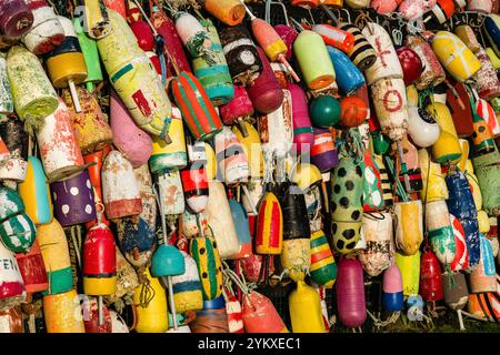 Boe Yarmouth Buoy Wall aragosta   Yarmouth Bar, nuova Scozia, CAN Foto Stock