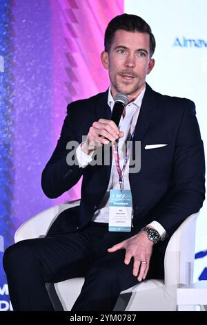 Mike Armstrong JUVENTUS FC durante il Social Football Summit 2024 allo Stadio Olimpico il 19 novembre 2024 a Roma. Foto Stock