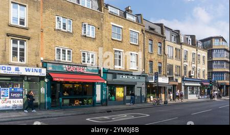 Negozi a Old Street, East London. Foto Stock