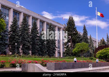 La Casa del governo, Chisinau, Moldavia Foto Stock