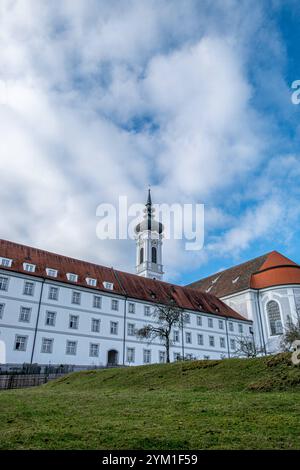 Kirche Marienmünster Dießen am Ammersee, Oberbayern, Bayern, Deutschland, Europa Kirche Marienmünster Dießen am Ammersee, Oberbayern, Bayern, Deutschl Foto Stock