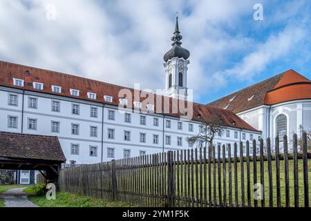 Kirche Marienmünster Dießen am Ammersee, Oberbayern, Bayern, Deutschland, Europa Kirche Marienmünster Dießen am Ammersee, Oberbayern, Bayern, Deutschl Foto Stock