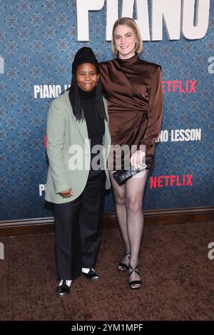 Los Angeles, California, 19 novembre 2024. Katia Washington, Colleen Washington alla premiere di Netflix The piano Lesson il 19 novembre 2024 all'Egyptian Theater di Los Angeles, California. Crediti: Faye Sadou/Media Punch/Alamy Live News Foto Stock