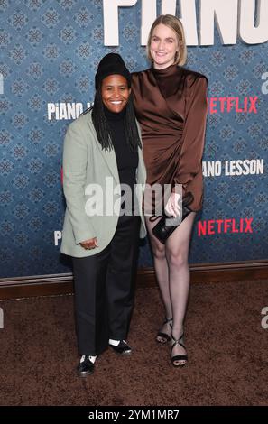 Los Angeles, California, 19 novembre 2024. Katia Washington, Colleen Washington alla premiere di Netflix The piano Lesson il 19 novembre 2024 all'Egyptian Theater di Los Angeles, California. Crediti: Faye Sadou/Media Punch/Alamy Live News Foto Stock