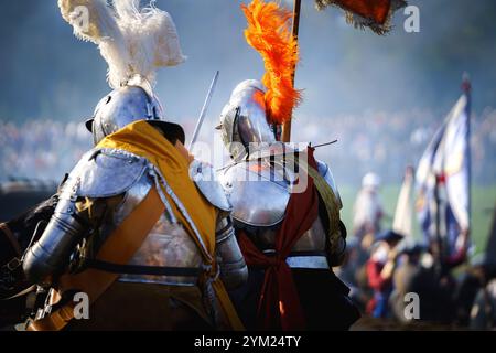 Groenlo, Gelderland/Paesi Bassi - 10-26-2024: La battaglia di Grolle (in olandese: Same om Grolle). Foto Stock