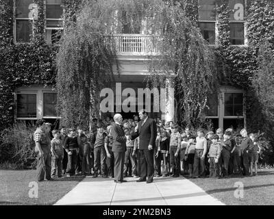 Babe Ruth in una scena del film "Christy Walsh All American Sport Reels", 1932 Foto Stock