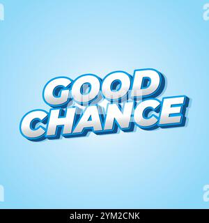 Buone possibilità di creare effetti di testo per gli annunci sui social media Illustrazione Vettoriale