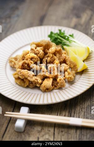 Butaniku Karaage (maiale fritto), cucina giapponese Foto Stock