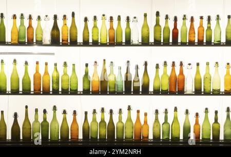 Molte bottiglie di birra, Germania, Europa Foto Stock