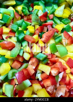 Le verdure fresche congelate a casa fanno parte di un Foto Stock