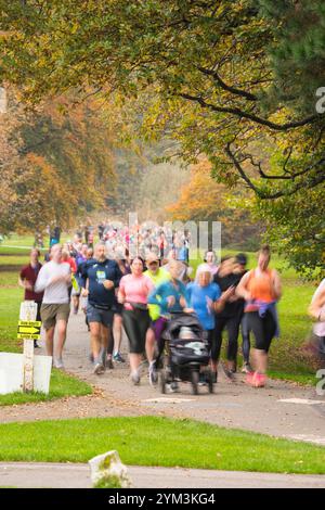 Il parco di Southampton si svolge ogni sabato mattina sul Southampton Common Foto Stock