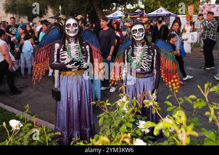 Day of the Dead, Hollywood Forever Cemetery, Hollywood, Los Angeles, California, STATI UNITI Foto Stock