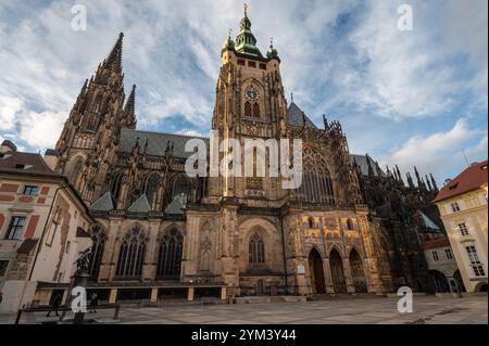 Cattedrale di Sant Vito a Praga, Cechia Foto Stock