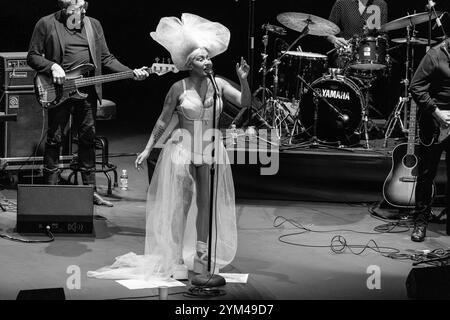 Lady Blackbird si esibisce durante il concerto JAZZMADRID al Conde Duque di Madrid il 20 novembre 2024 in Spagna Foto Stock