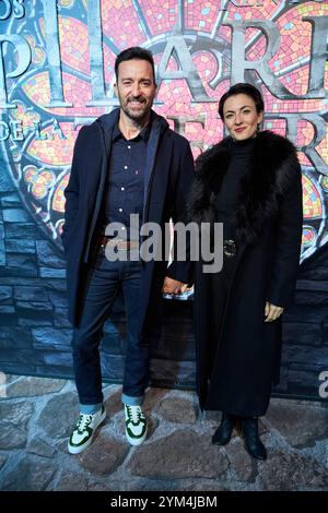 20 novembre 2024, Madrid, Madrid, Spagna: Pablo Puyol, Beatriz Mur partecipa alla prima mondiale del musical "The Pillars of the Earth" all'EDP Theatre il 20 novembre 2024 a Madrid, Spagna (Credit Image: © Jack Abuin/ZUMA Press Wire) SOLO PER USO EDITORIALE! Non per USO commerciale! Foto Stock