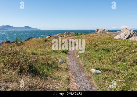 Cap-à-l’Orignal nel BIC National Park (Quebec, Canada) Foto Stock