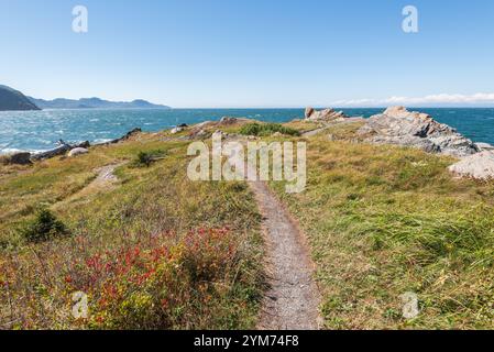 Cap-à-l’Orignal nel BIC National Park (Quebec, Canada) Foto Stock