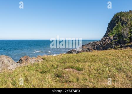 Cap-à-l’Orignal nel BIC National Park (Quebec, Canada) Foto Stock
