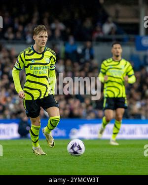 Brighton e Hove Albion contro Arsenal - partita di Premier League all'American Express Community Stadium di Brighton. Sabato 6 marzo 2024 - Martin Odegaard dell'Arsenale non ci sono merchandising. Per le immagini di calcio si applicano restrizioni fa e Premier League inc. Non è consentito l'utilizzo di Internet/dispositivi mobili senza licenza FAPL. Per ulteriori dettagli, contattare Football Dataco Foto Stock