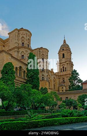 Catedral de la Encarnación de Málaga Foto Stock