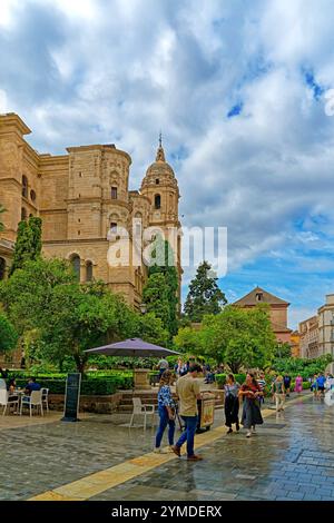 Catedral de la Encarnación de Málaga Foto Stock
