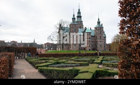 Paesaggi intorno a Copenaghen, giardini di Tivoli e castello di Kronborg (Amleto), Danimarca. Foto Stock