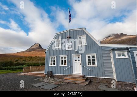 Arctic Fox Center, Sudavik, West Fjords, Islanda, Europa Foto Stock