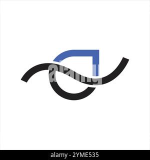 design modello logo freccia vettoriale Illustrazione Vettoriale