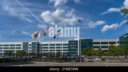 Bayer Healthcare sede centrale degli Stati Uniti a Whippany, New Jersey. Foto Stock