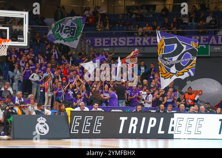 Madrid, Spagna. 21 novembre 2024. 21 novembre 2024; Wizink Center; Madrid, Spagna; Turkish Airlines Euroleague Basketball; Spagna, Real Madrid vs Alba Berlin; Euroleague Basket Real Madrid V Alba Berlin 900/Cordon Press credito: CORDON PRESS/Alamy Live News Foto Stock