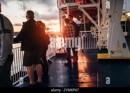 Traghetto per Channel-Port aux Basques, Terranova, Canada. Foto di alta qualità Foto Stock