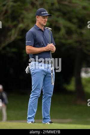 22 novembre 2024, Hong Kong, Hong Kong SAR, Cina: Link Hong Kong Open Golf Englands Justin Rose durante il secondo round dell'evento Asian Tour. (Credit Image: © Jayne Russell/ZUMA Press Wire) SOLO PER USO EDITORIALE! Non per USO commerciale! Foto Stock