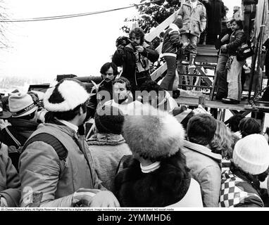 Ingemar Stenmark (18 marzo 1956) è un ex sciatore alpino svedese. È considerato uno dei più importanti atleti svedesi di sempre e come il più grande specialista di slalom e slalom gigante di tutti i tempi. 1980 Foto Stock