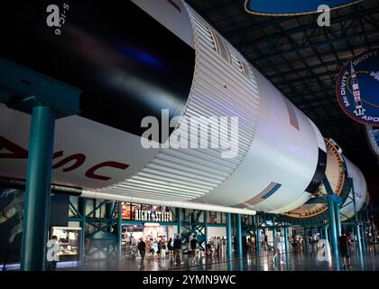 Mostra Space Shuttle al Kennedy Space Center, Florida, USA, nell'ottobre 2024 Foto Stock